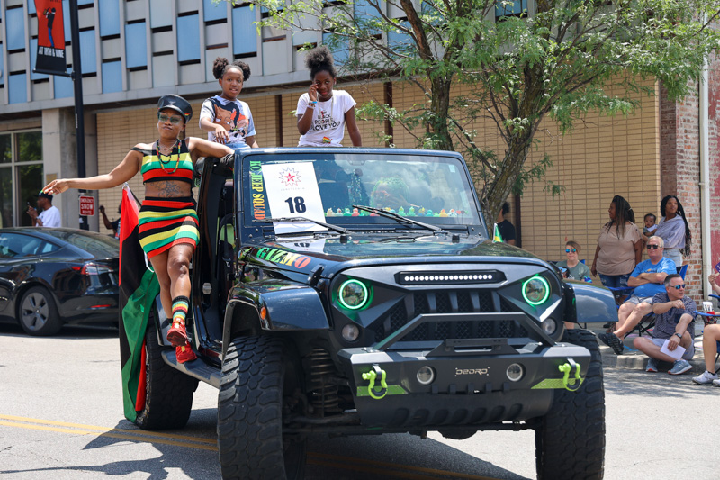 Juneteenth celebration at 18th & Vine