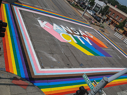 LGBTQ intersection in KC