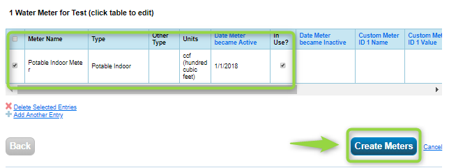 Energy Star Portfolio Manager Water Meter Information