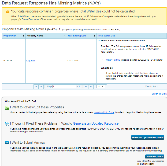 Submit Data Troubleshoot