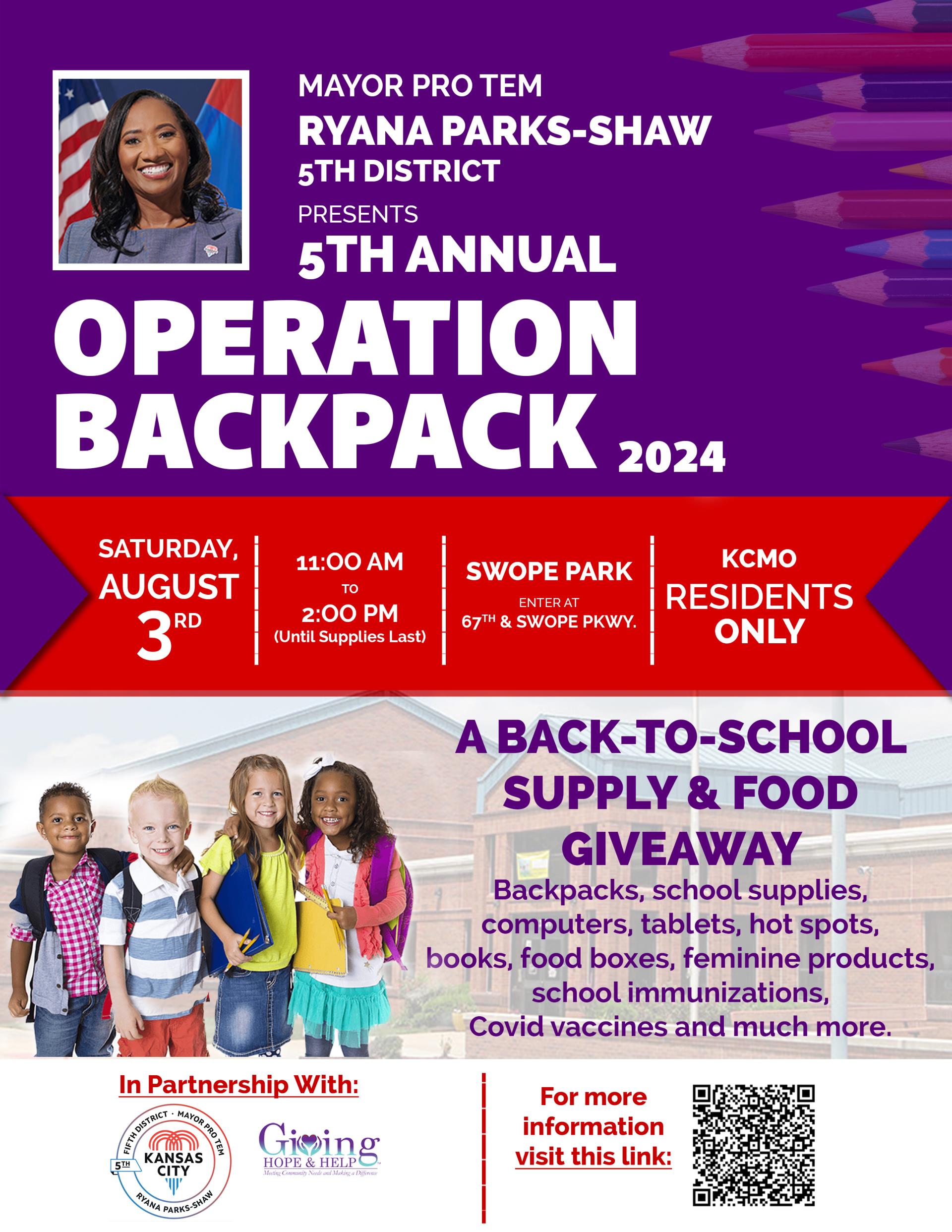 Flyer Operation Backpack 2024