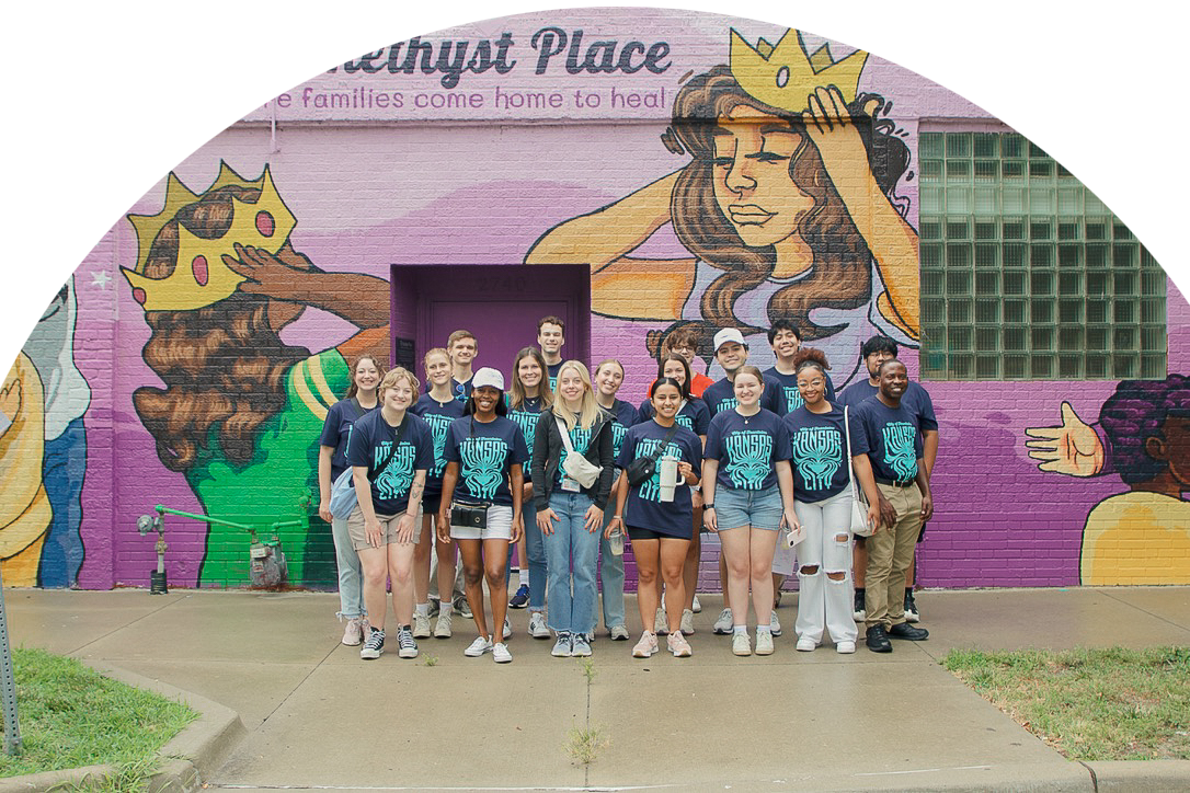 Kansas City interns at Amethyst Place