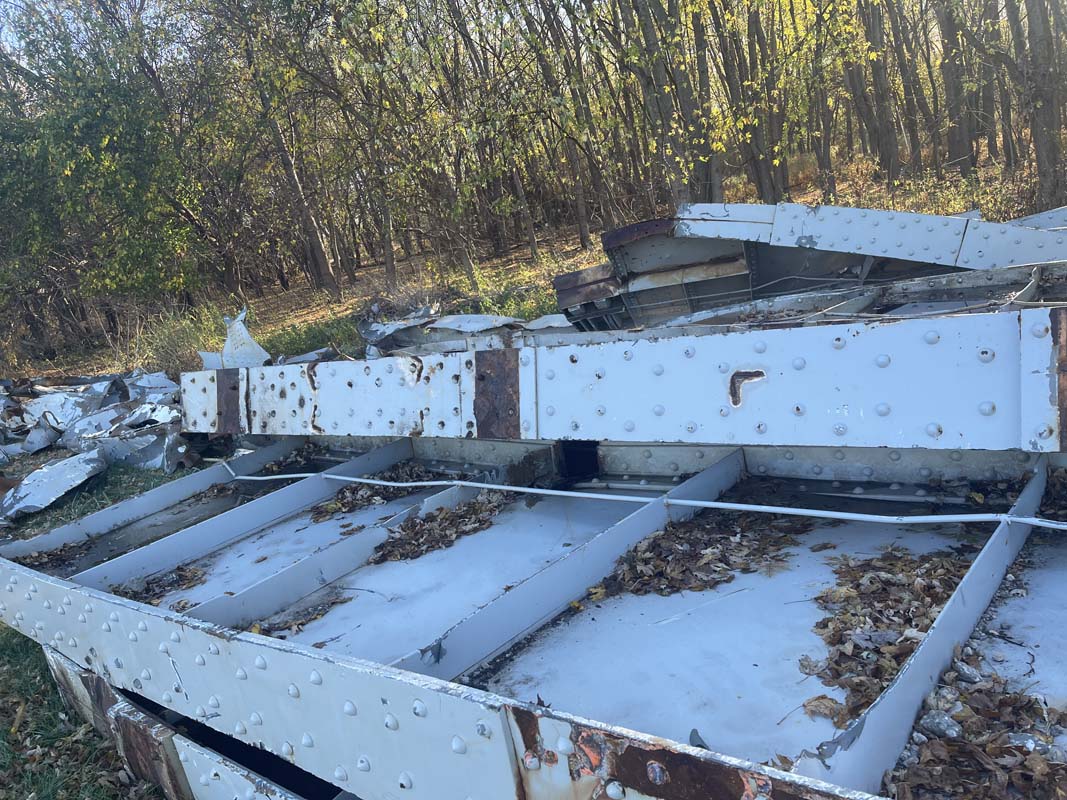 metal salvaged from the historic "Buck" O’Neil Bridge