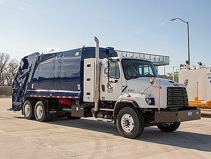 new City trash truck