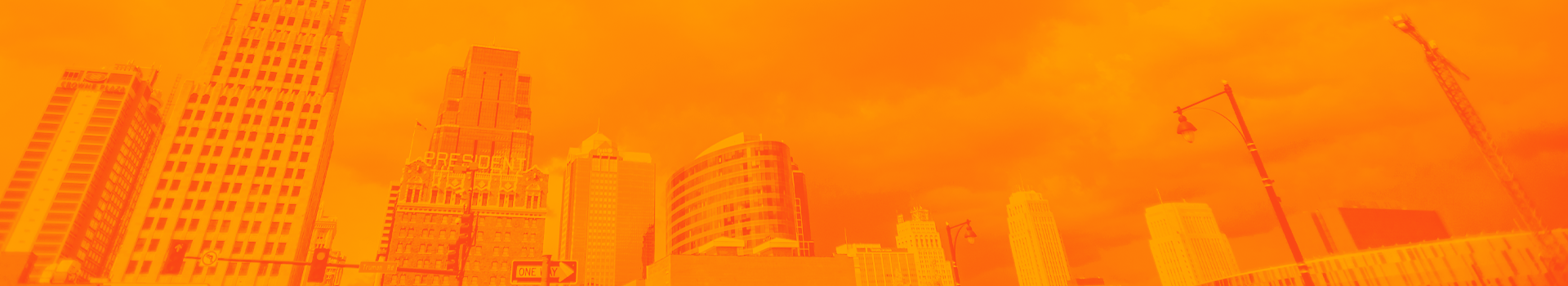 Orange Overlay downtown