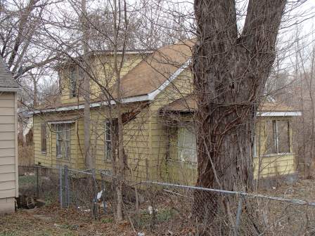 Exterior photo of front/side of house located at 3012 Cleveland.