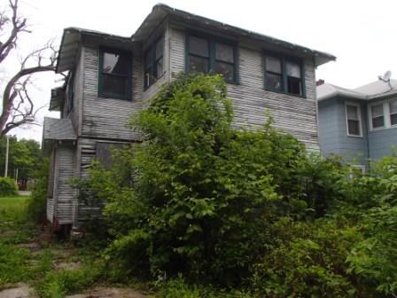 Exterior photo of back of house located at 3205 College.