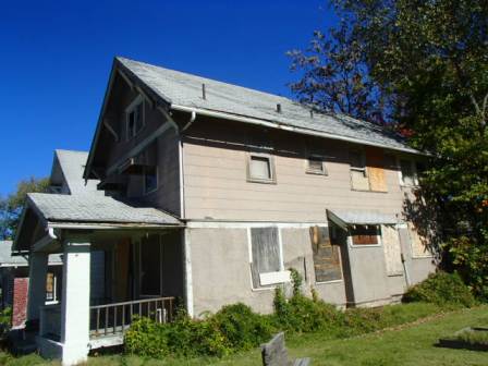 Exterior photo of side of house located at 3331 College.