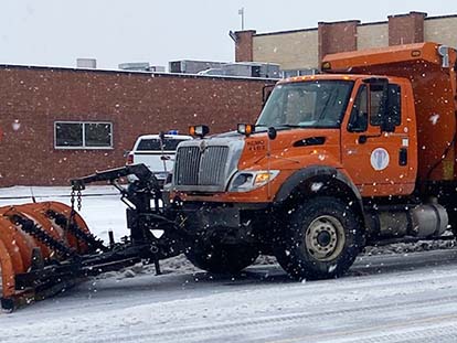 KCMO snow plow plowing snow