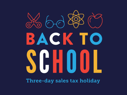 Back-to-School Sales Tax Holiday