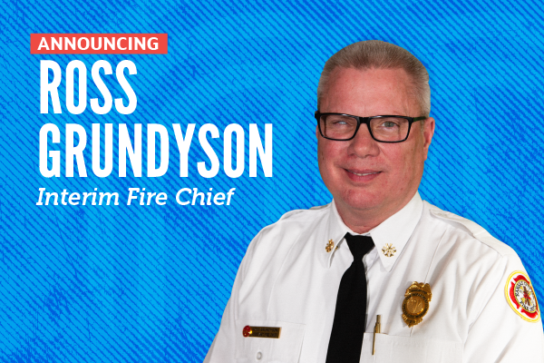 Ross Grundyson Interim Fire Chief